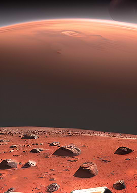 Mars landscape