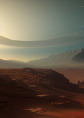 Mars landscape