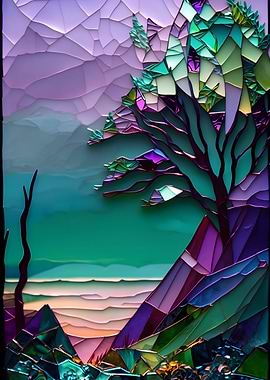 Glass Shards Landscape