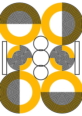 GEOMETRIC ABSTRACT 374A