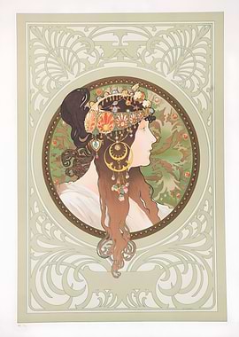 Alphonse Mucha Art Nouveau