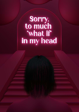 To Much Pink 3D Quote