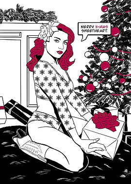 Pinup girl Christmas gifts