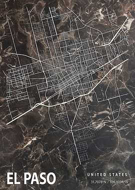 EL PASO CITY MAP