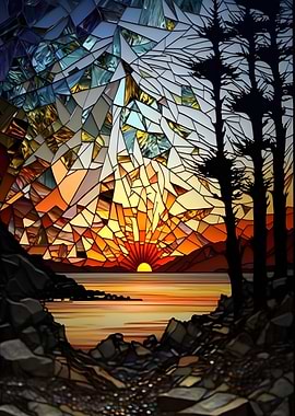 Glass Shards Landscape