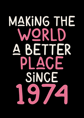 Inspiring Gift Quote 1974