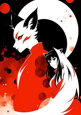 Anime fox girl