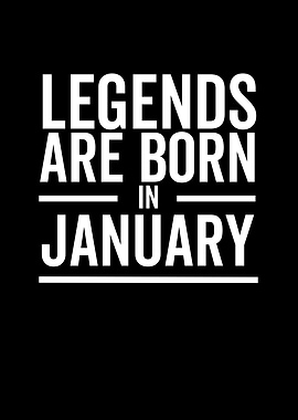 Legends Are Born in