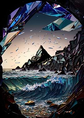 Glass Shards Landscape