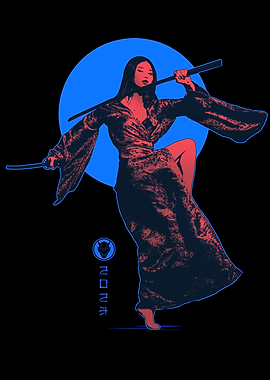 Japanese Geisha Vaporwave