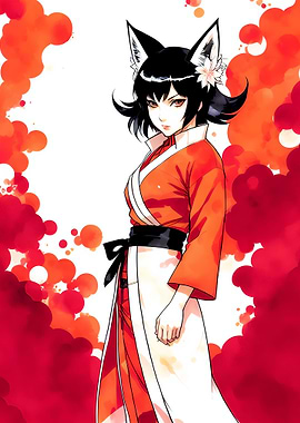 Anime fox girl