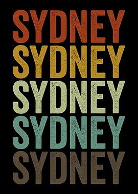 Sydney Australia Retro