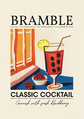 Bramble Classic Cocktail