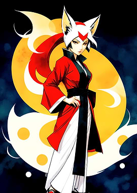 Anime fox girl