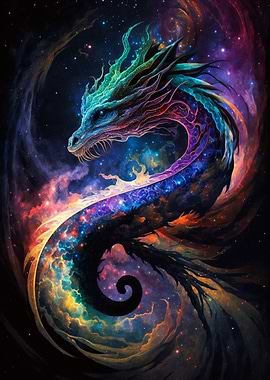 Ethereal Cosmic Dragon