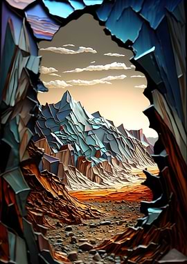 Glass Shards Landscape