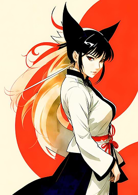 Anime fox girl