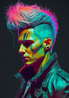 Neon Cyberpunk Punk