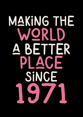 Inspiring Gift Quote 1971