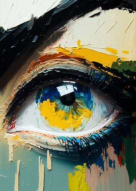 Modern Pop Art Eye
