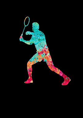 Badminton PopArt