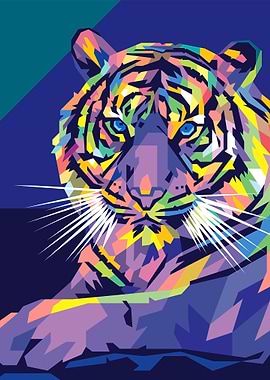 Tiger Animal Pop Art