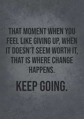Keep Going