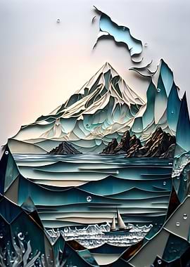 Glass Shards Landscape