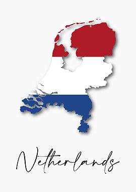 Netherlands Country Map