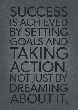 Success Is Taking Action