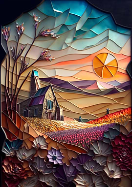 Glass Shards Landscape