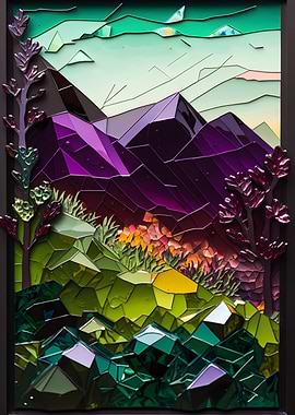 Glass Shards Landscape