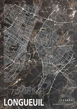 LONGUEUIL CITY MAP