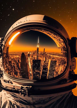 Astronauts Home City Visor