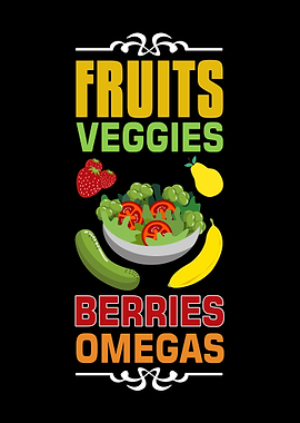 Fruits veggies berries