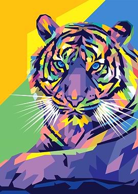 Tiger Animal Pop Art
