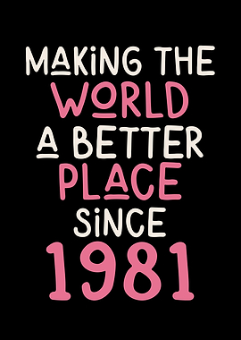 Inspiring Gift Quote 1981