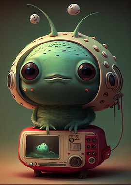 Tiny little alien baby