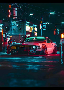 JDM Car Neon Car