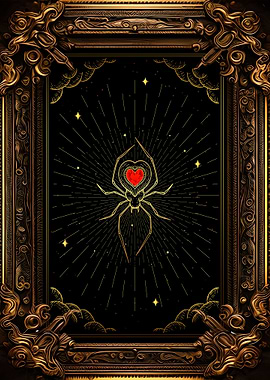 Tarot the heart spider