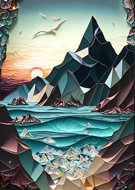 Glass Shards Landscape