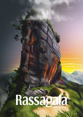 Rassagala Sri lanka Poster