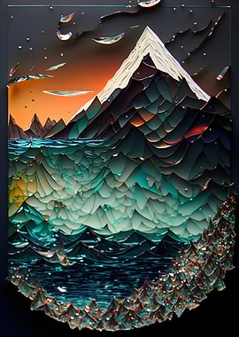 Glass Shards Landscape