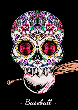 Skull baseball