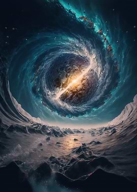 Black Hole Ocean Vortex