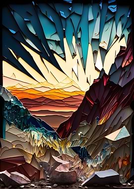 Glass Shards Landscape