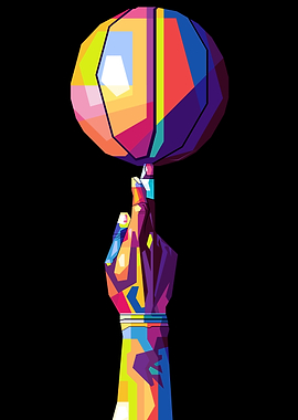 basketball pop art