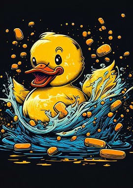 Rubber Duck Water