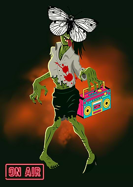 Zombie On Air Retro Music
