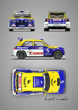 Renault 5 Turbo F1 Livery